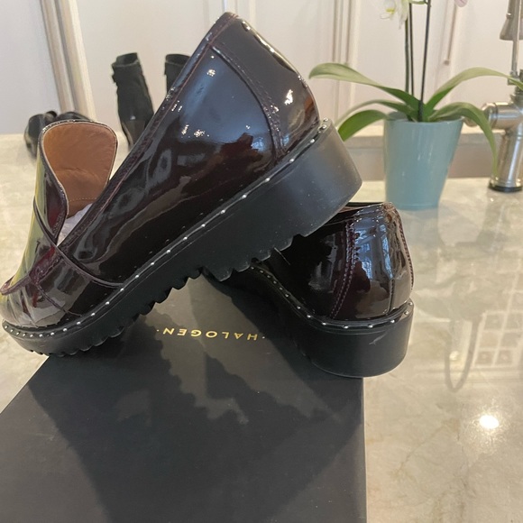 Halogen Burgandy Patent Leather, leather lined. Size 8.5 - Picture 3 of 5